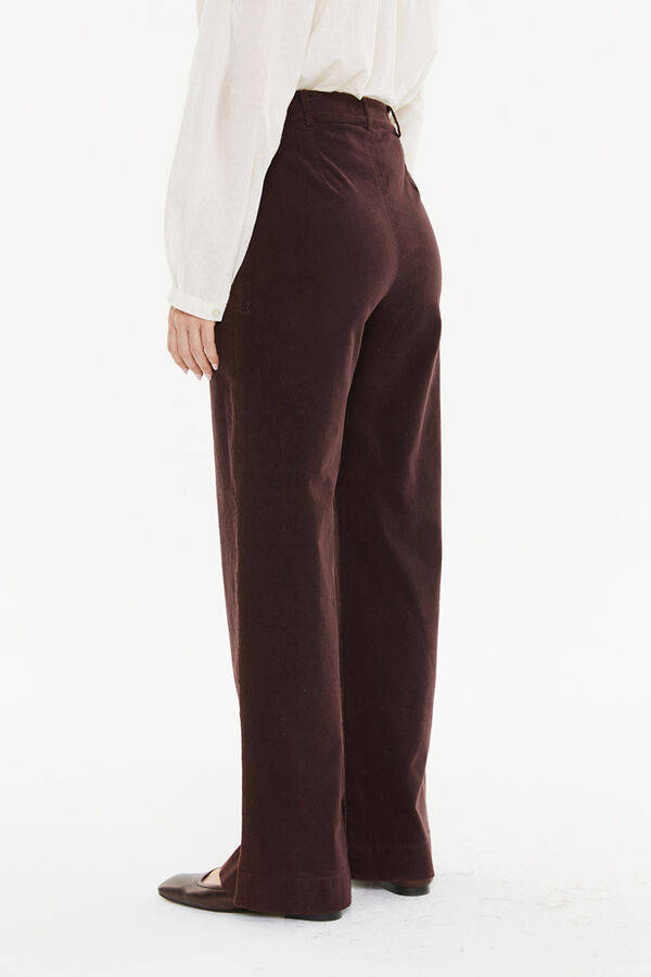 System Action Corduroy trouser printed