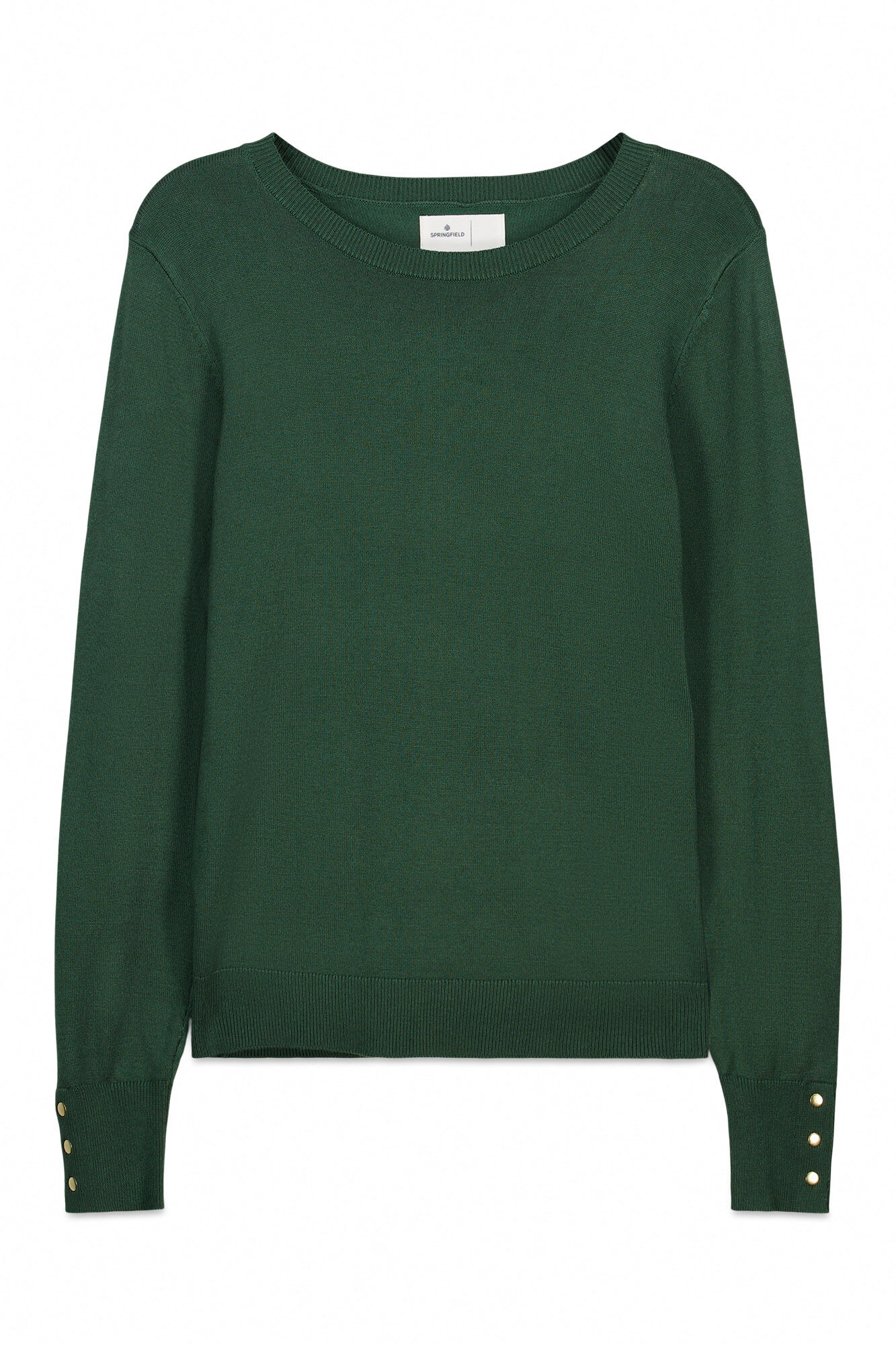 Springfield Thin jumper with button cuffs