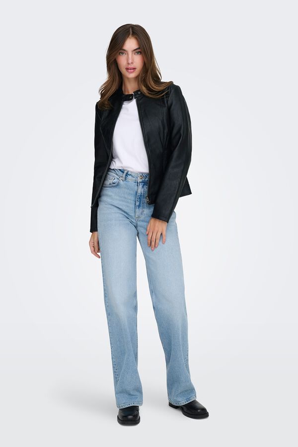 JDY Biker jacket black