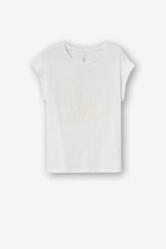 Springfield T-shirt com bordado à frente branco