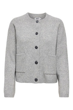 Only Kurzer Strickjacke mit Taschen