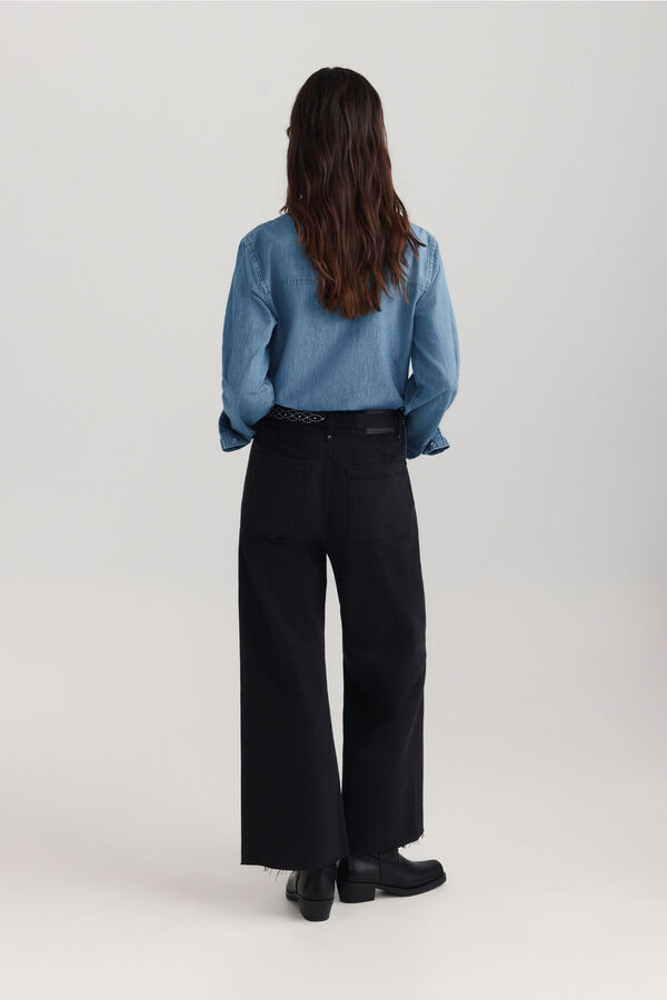 Springfield Sailor high-waisted jeans black