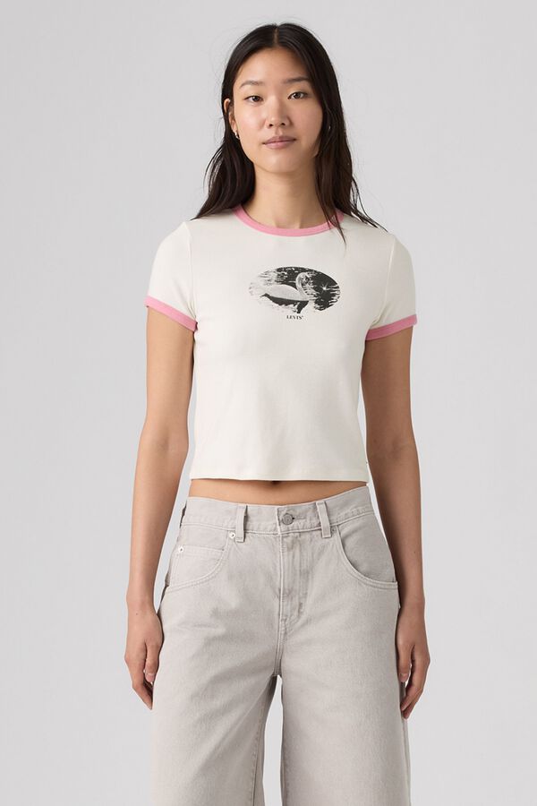 Levi's Short sleeve T-shirt beige