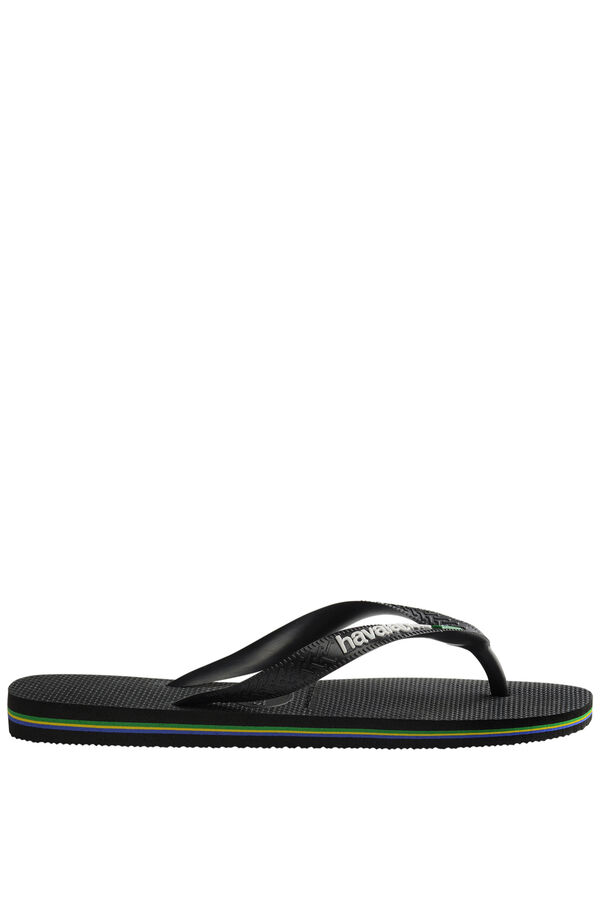 Havaianas Rubber flat sandals black