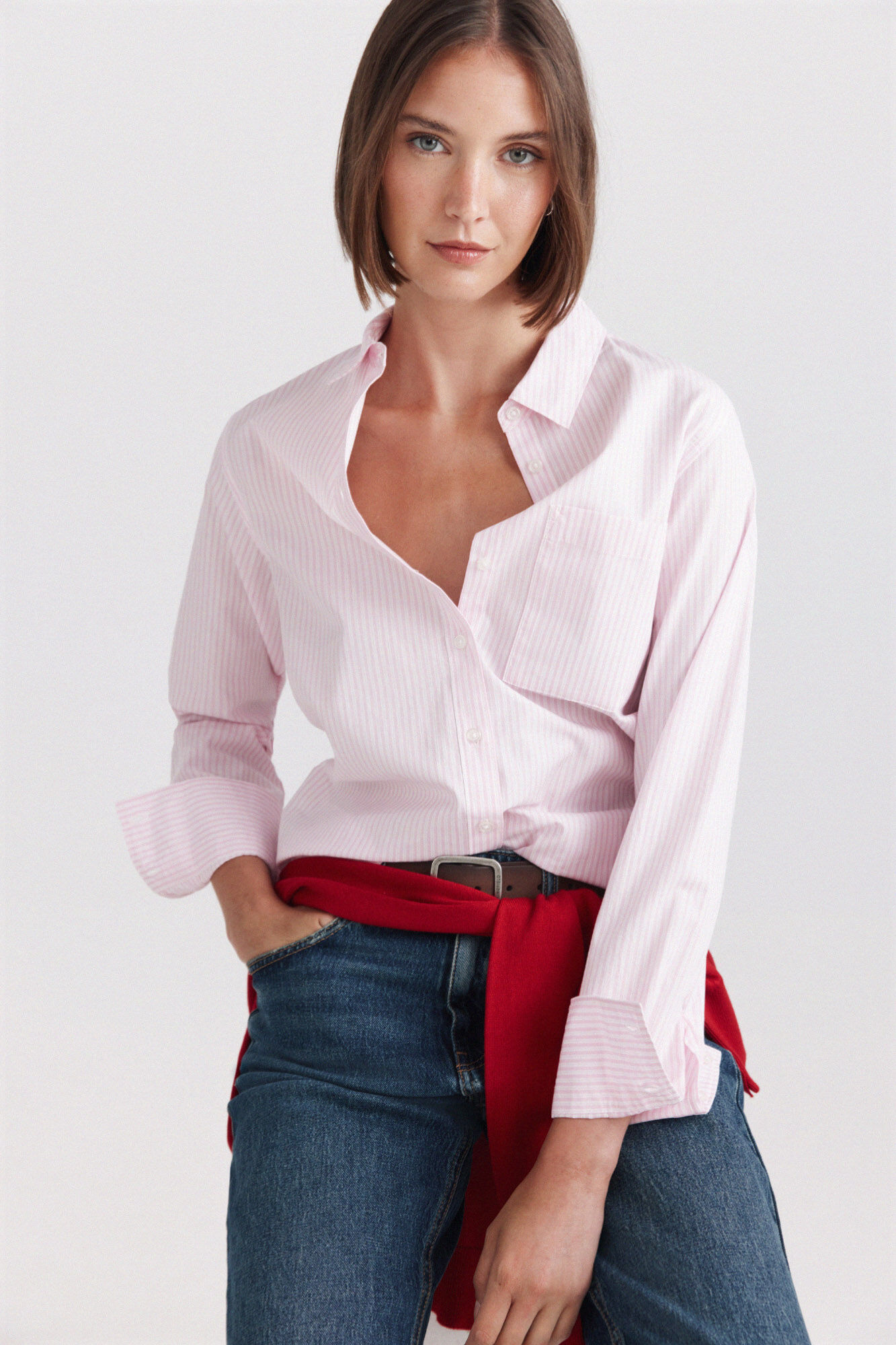 Springfield Poplin basic shirt