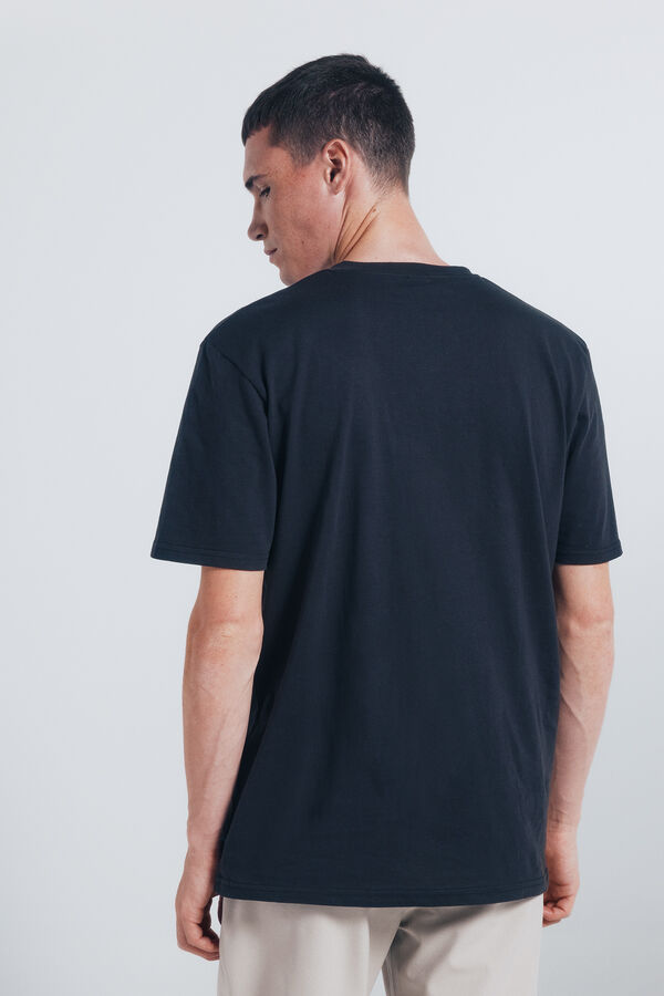 Springfield Essential V-neck T-shirt black