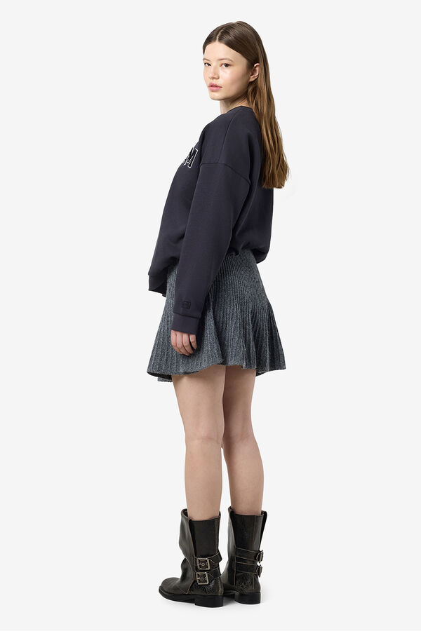 Noisy May Jersey-knit skirt grey