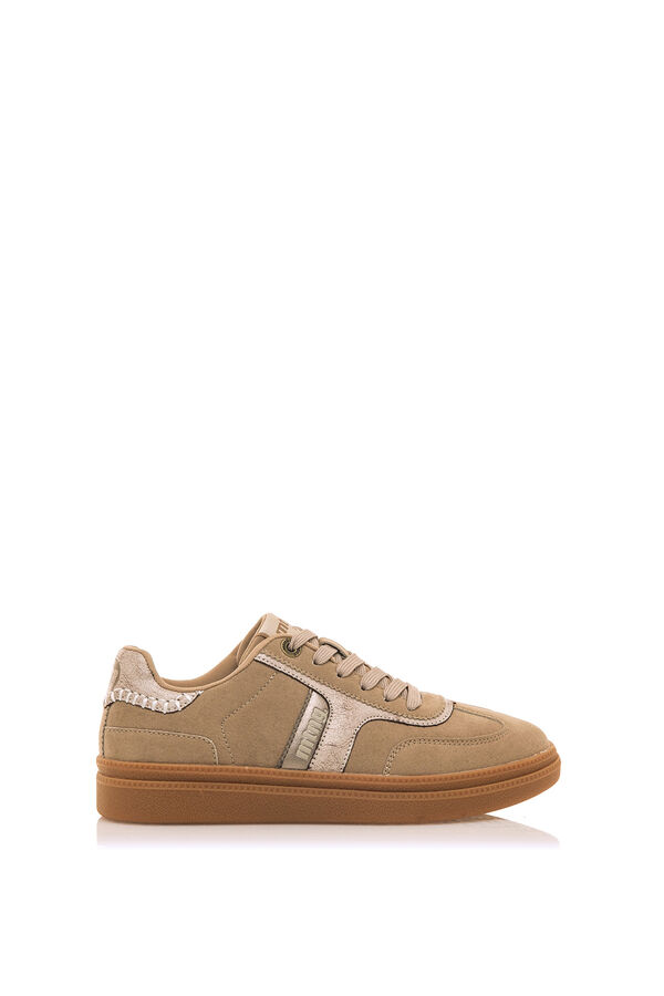 MTNG Zapatillas modelo Cumbia de mujer beige