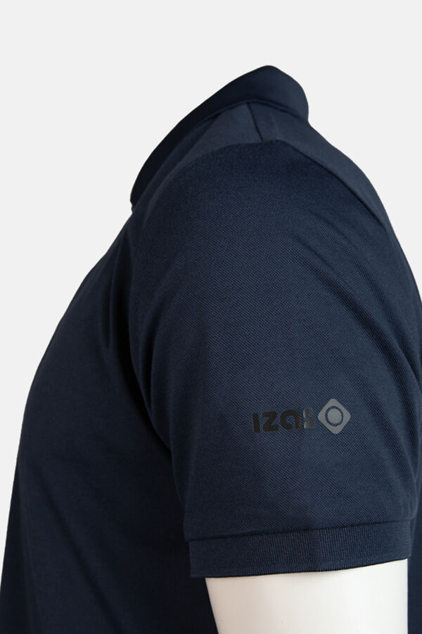 Izas Technical short sleeve polo shirt blue