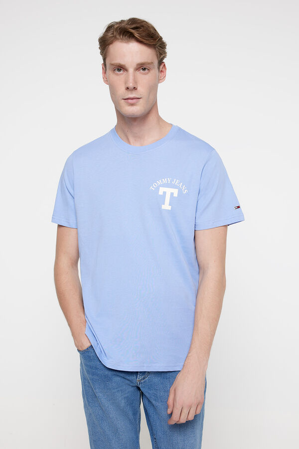 Springfield T-shirt de homem Tommy Jeans azul indigo