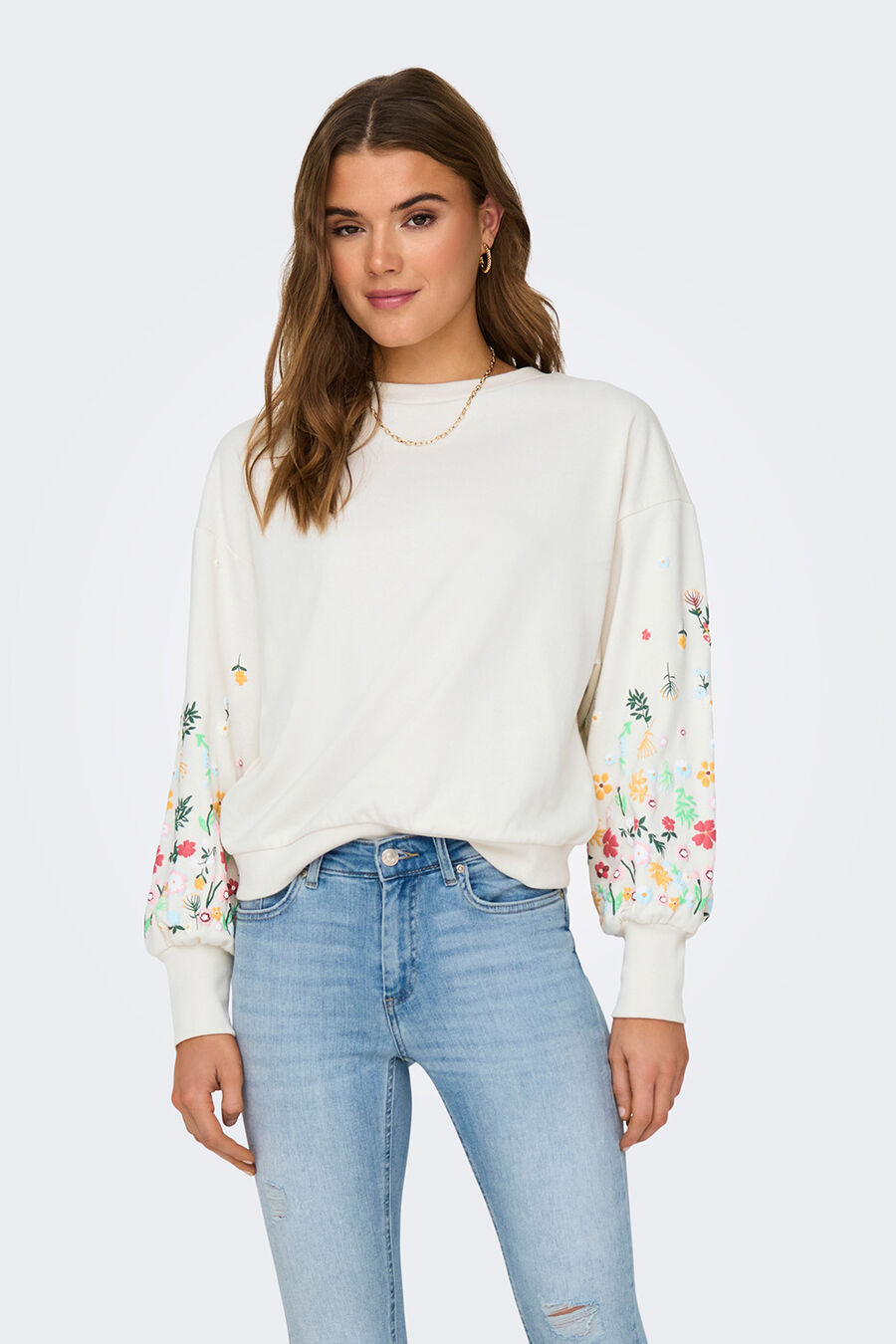 Sudadera cuello redondo