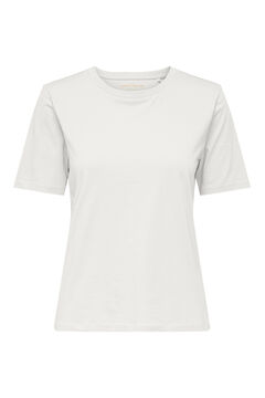 Only T-shirt lisa de manga curta