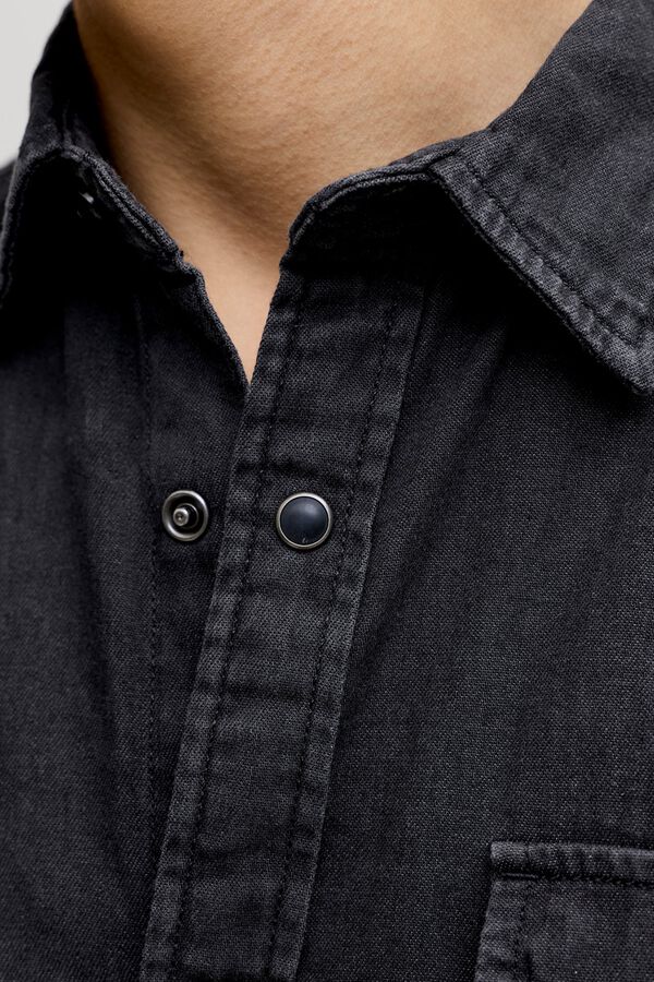 Jack & Jones Denim regular shirt black