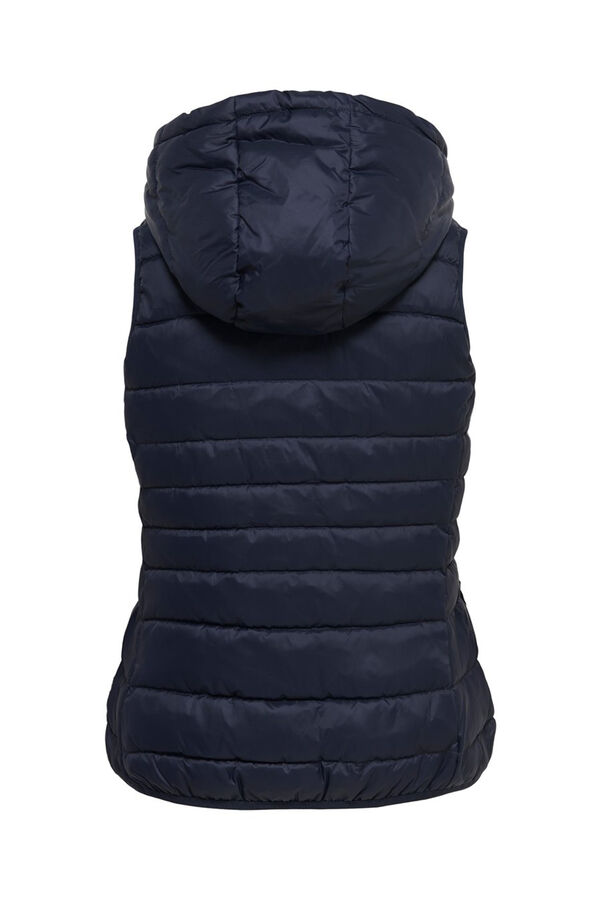 Springfield Ultralight padded vest with hood plava
