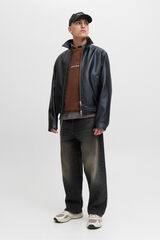 Jack & Jones Sudadera original studio marr&oacute;n