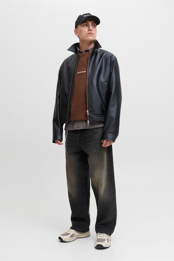 Jack & Jones Sudadera original studio marr&oacute;n