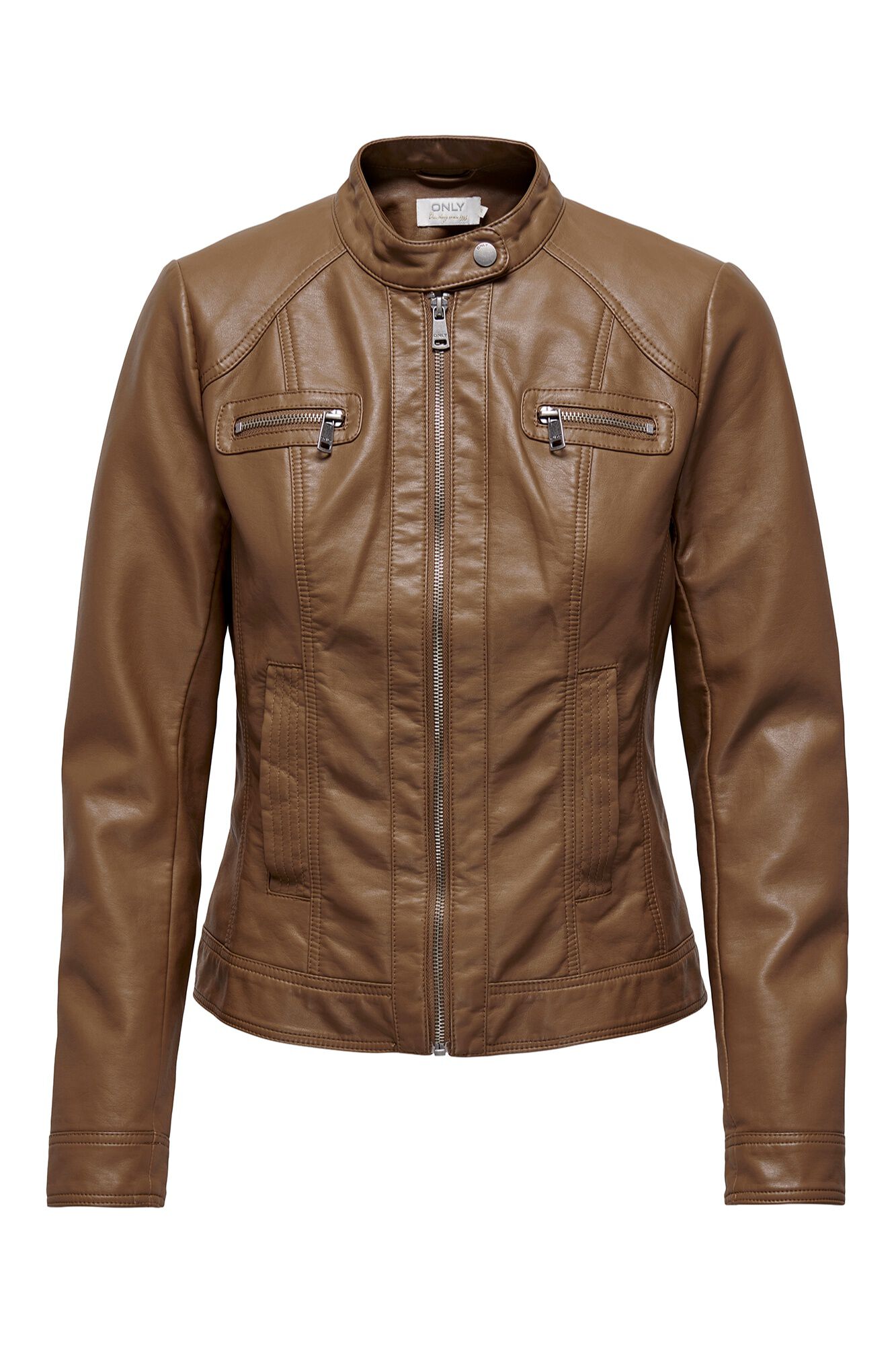 Only Bikerjacke aus veganem Leder
