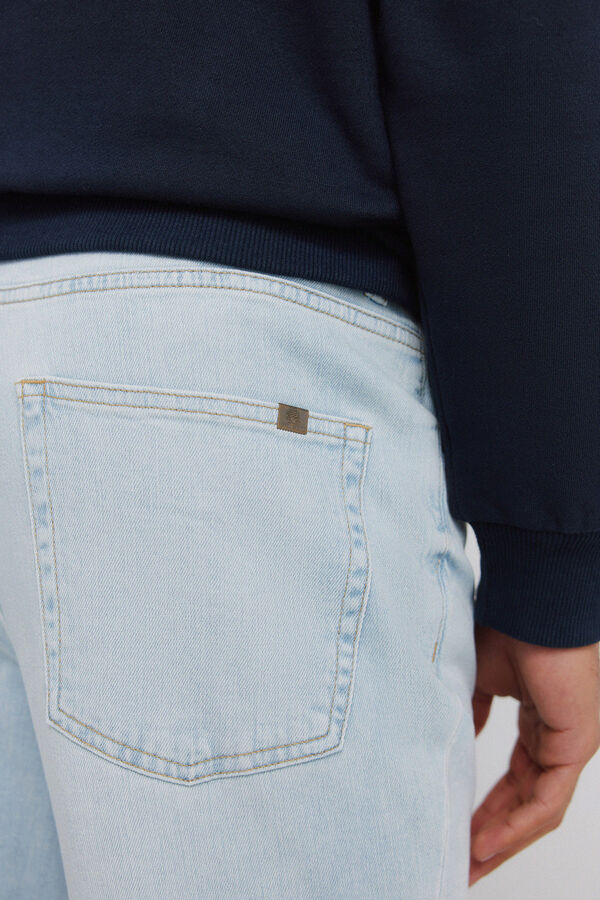 Springfield Light wash ultralight slim fit jeans blue