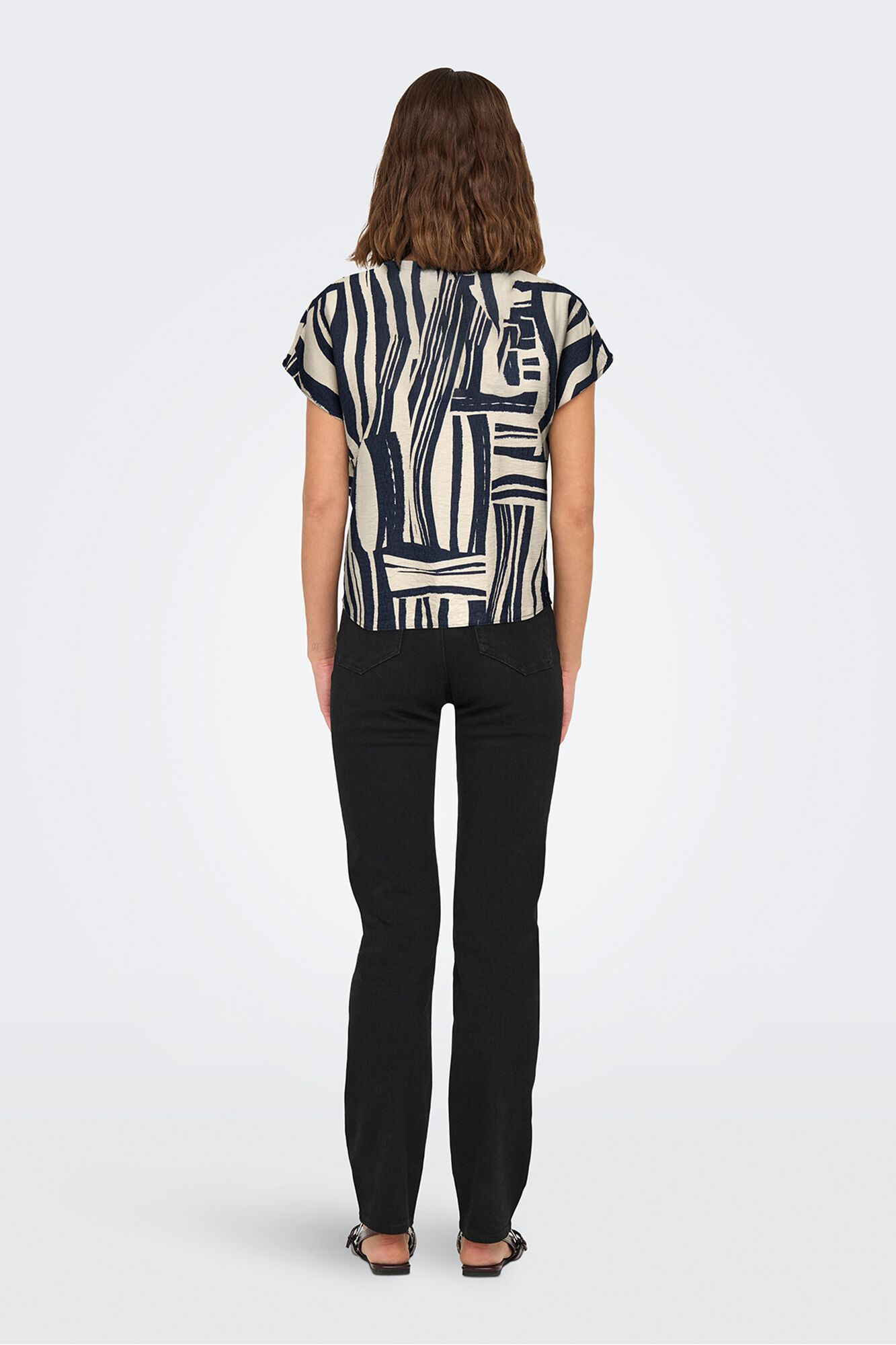 JDY Camiseta de manga curta e fluida