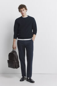 Springfield Slim fit comfort structured trouser