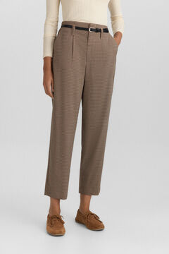Springfield Tailored trousers with belt