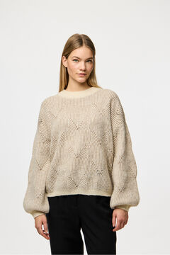 Pieces Contrast jersey cuffs neck