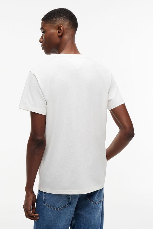 Tommy Jeans Slim fit graphic T-shirt white