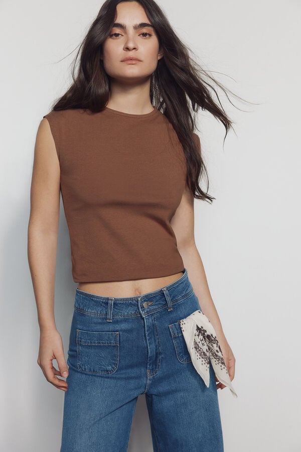 Springfield Sailor ankle-length jeans blue