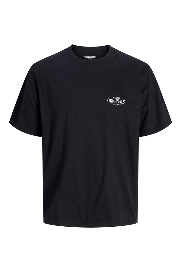 Jack & Jones Camiseta loose fit estampa negro