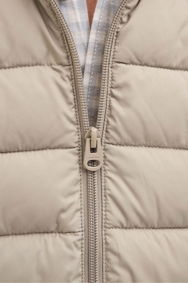 JJ REBEL Chaleco acolchado ligero gris