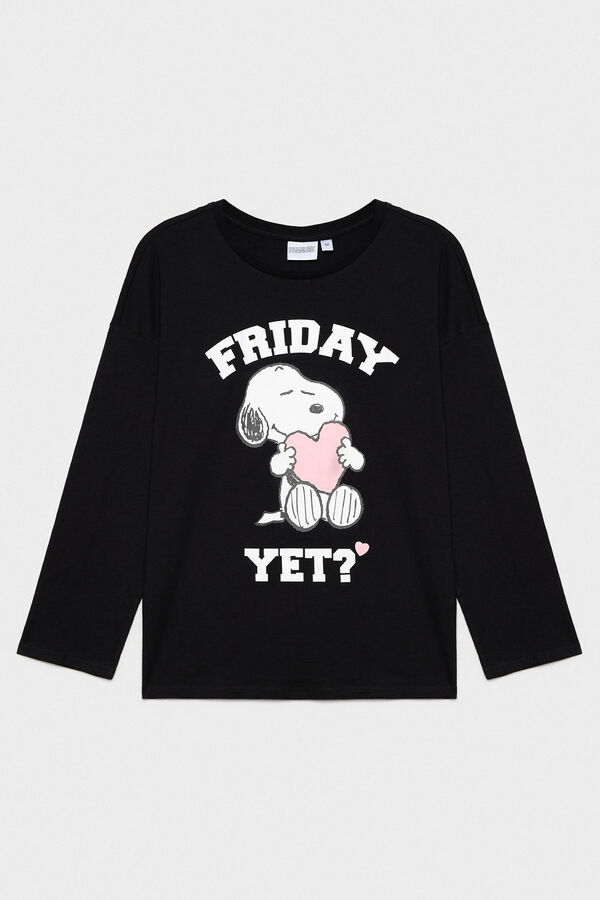 Springfield Snoopy pyjamas black