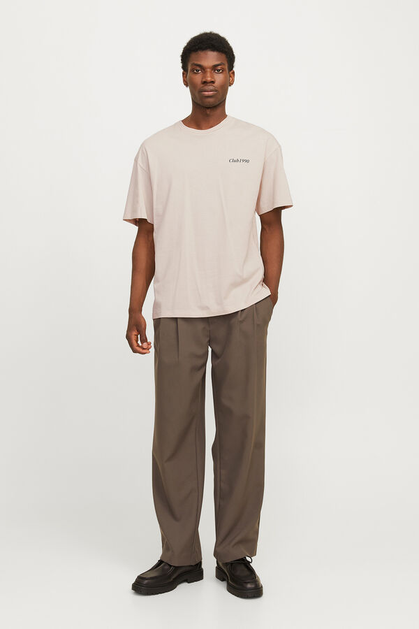 Jack & Jones T-shirt back print cinzento