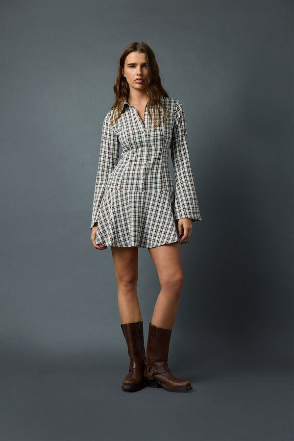 High Spirits Heritage Shirt Dress bege