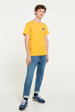 Springfield Tommy Jeans short-sleeved T-shirt with logo golden