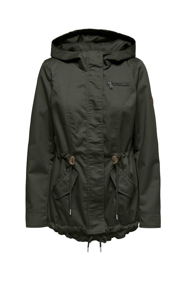 Only Parka with hood green