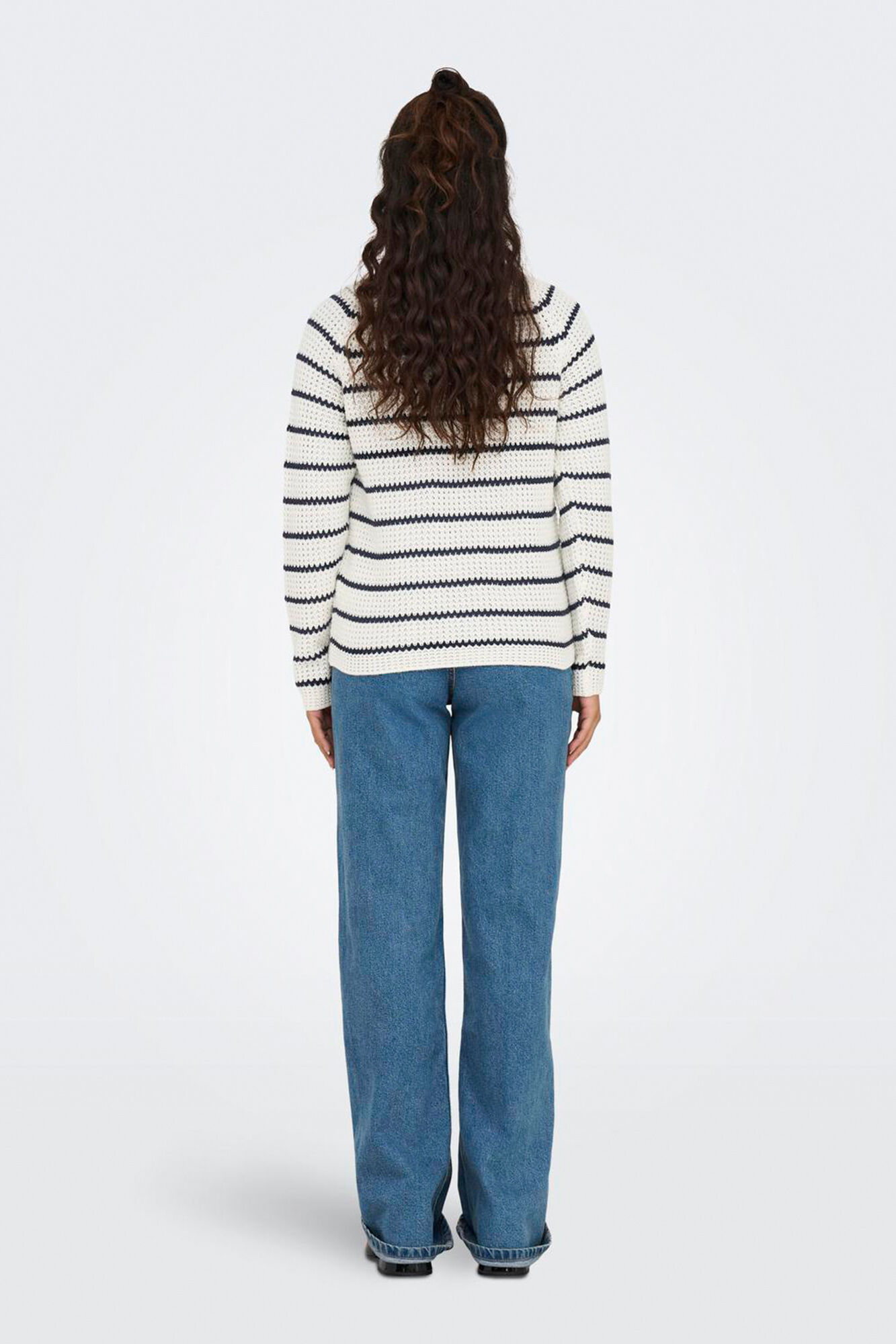 JDY lang&auml;rmelig Raglanpullover mit Rundhalsausschnitt