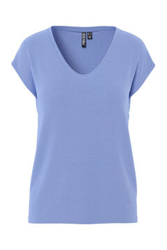Pieces Camiseta lurex pico