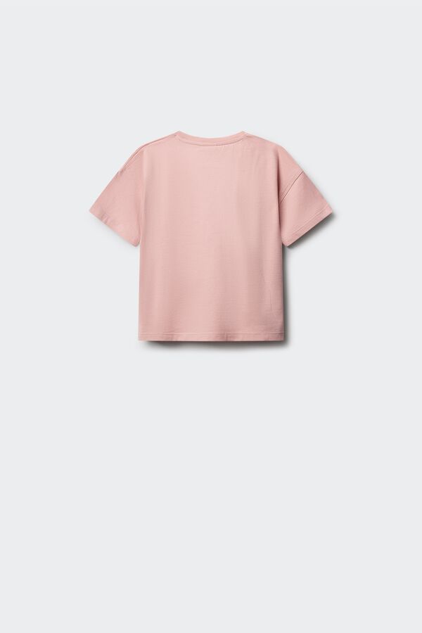 Springfield Kids Majica kratkih rukava sa motivom kapibare za devojčice Roze