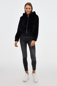 Inside Cazadora Pelo Con Capucha