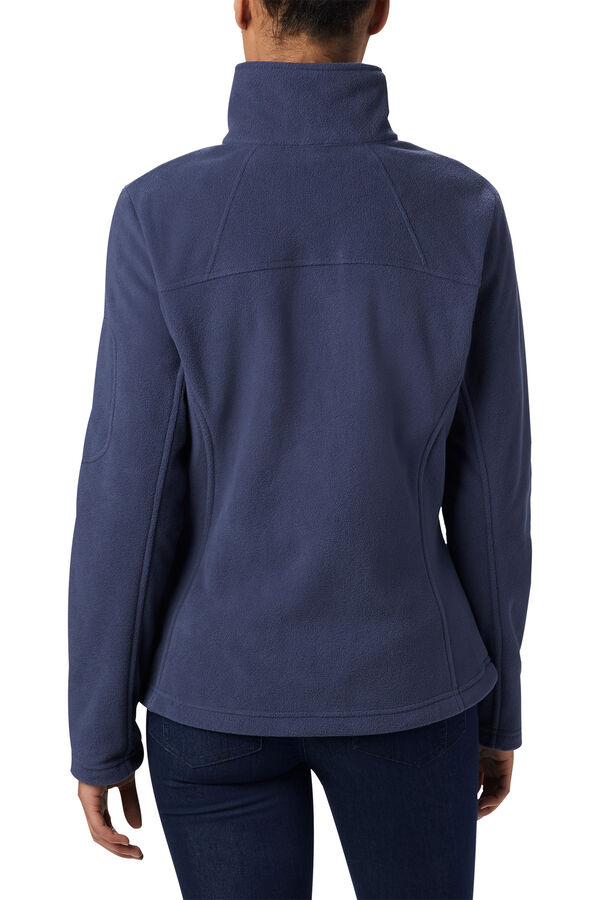 Columbia Fleece zip fastening pocket lining blue