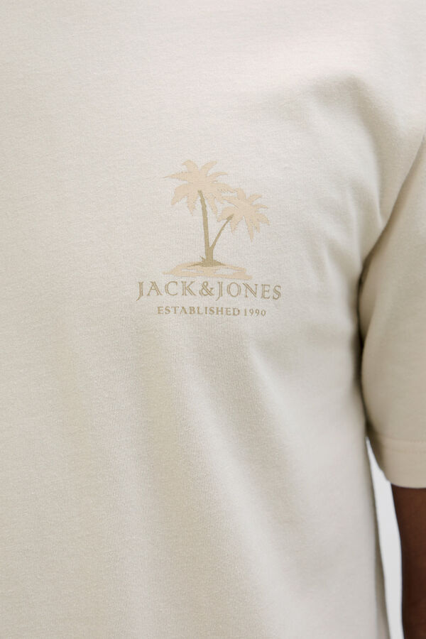 Jack & Jones Slim backprint T-shirt grey