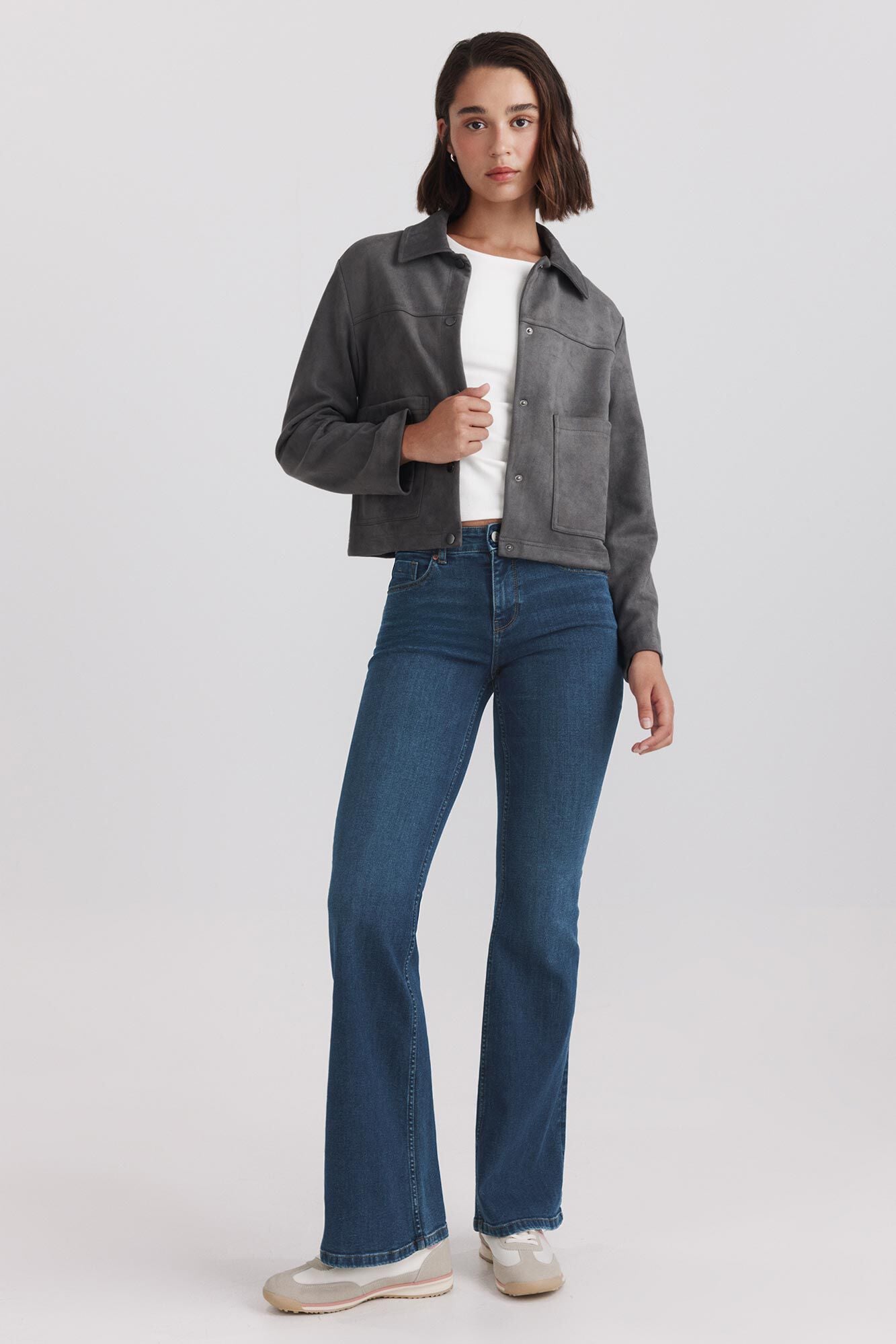Springfield Bootcut flare low-rise jeans