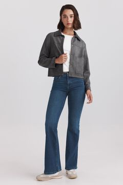 Springfield Bootcut flare low-rise jeans
