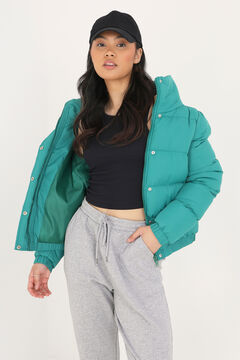 Springfield Quilted puffer jacket blue
