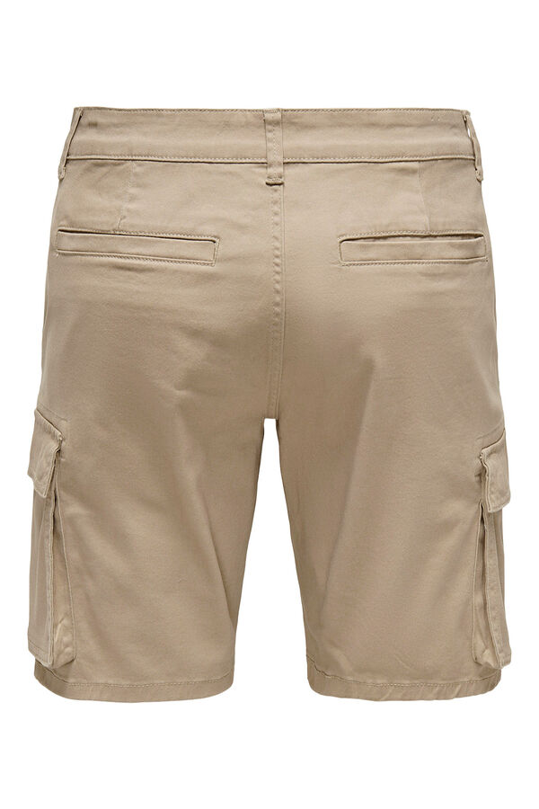 Only & Sons Cargo Bermuda shorts nude