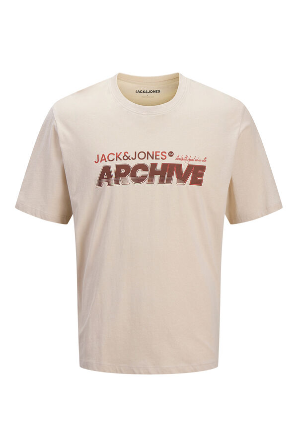 Jack & Jones archive short sleeve -shirt brown