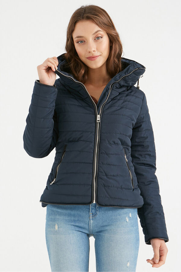 Inside Quilted jacket blue