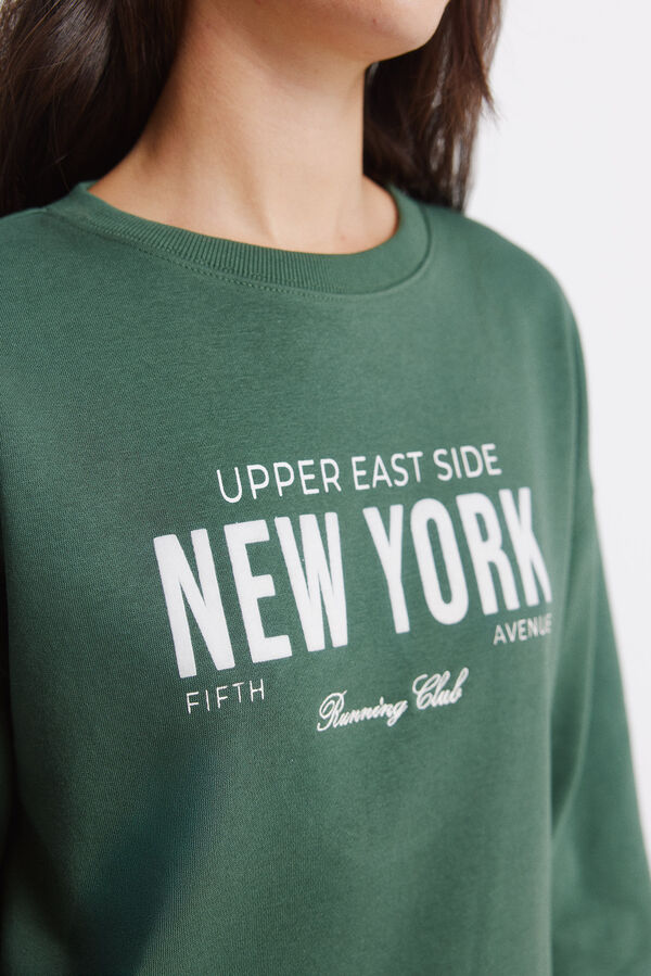 Springfield Sweatshirt "New York" green