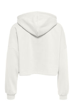 Springfield Short hooded sweatshirt blanc
