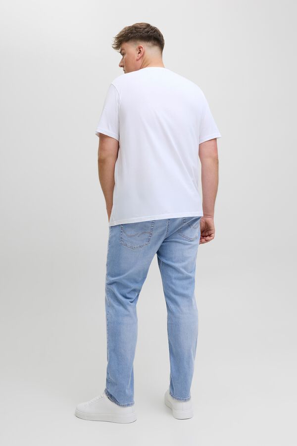 Jack & Jones PLUS Vaquero slim cinco bolsillos azul